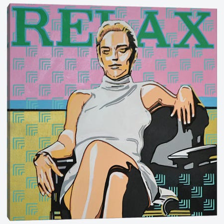 Relax Sharon Canvas Print #BWN10} by T Brown Art Canvas Art