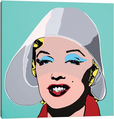 Under His Mf Eye Canvas Art Print - Similar to Andy Warhol
