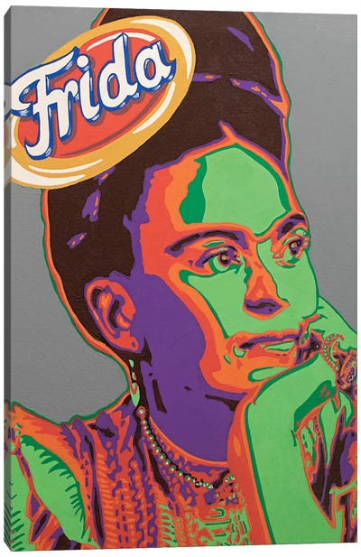 Frida Canvas Art Print - T Brown Art