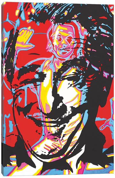 Joker Canvas Art Print - T Brown Art