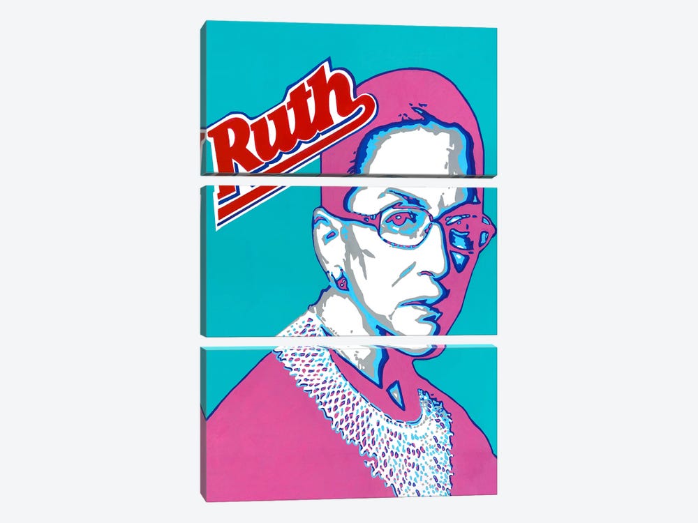 Our Girl Ruth by T Brown Art 3-piece Canvas Print