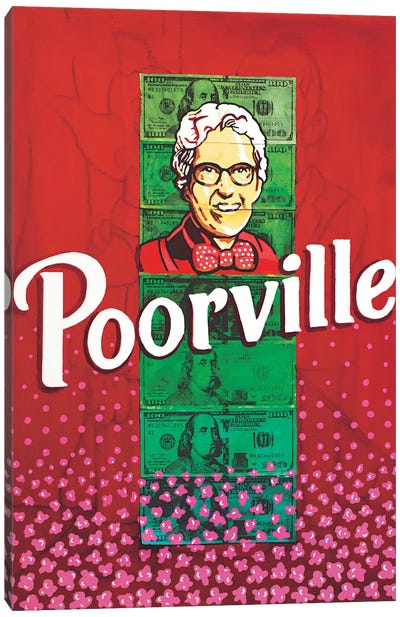 Poorville Canvas Art Print - American Cuisine Art