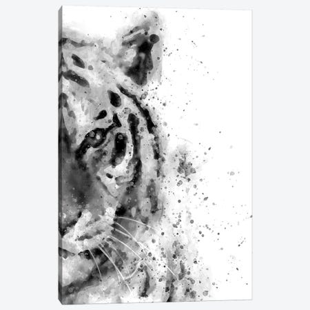 Tiger At Attention Canvas Print #BWO13} by Brandon Wong Canvas Print