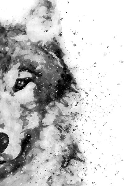 Wolves: Wolf At Attention by Brandon Wong