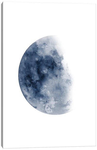 Blue Moon Waning No. 1 Canvas Art Print