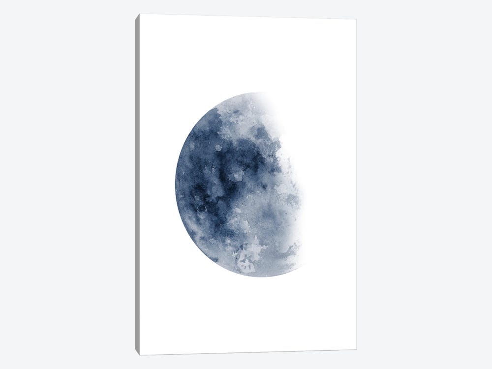 Blue Moon Waning No. 1 1-piece Canvas Art Print