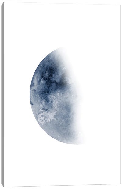 Blue Moon Waning No. 2 Canvas Art Print