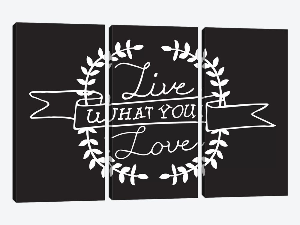 Live What You Love II 3-piece Canvas Wall Art
