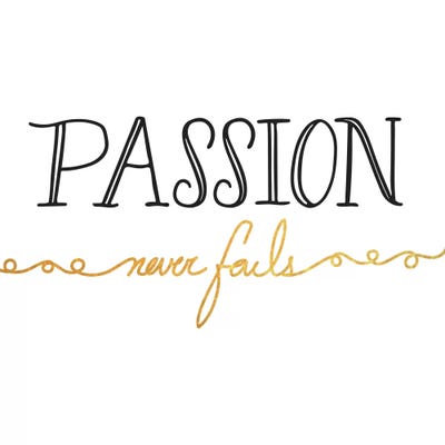 Passion Never Fails II by 5by5collective canvas print