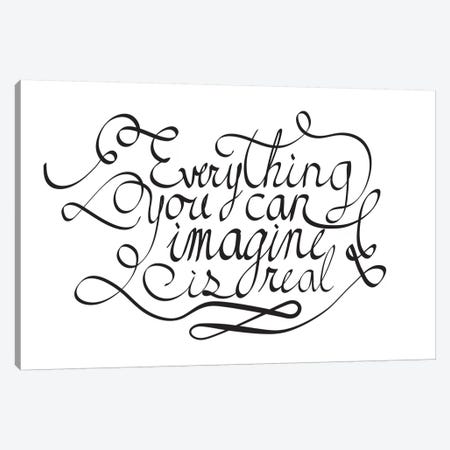 Everything You Can Imagine I Canvas Print #BWQ28} by 5by5collective Canvas Art