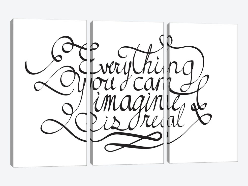 Everything You Can Imagine I by 5by5collective 3-piece Canvas Art