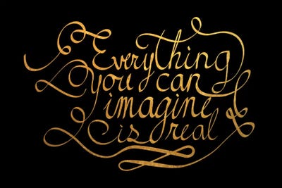 Everything You Can Imagine IV by 5by5collective canvas print