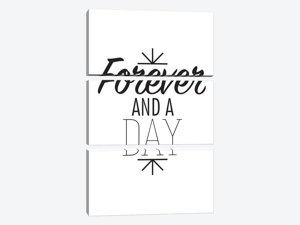 Forever And A Day I by 5by5collective 3-piece Canvas Art Print