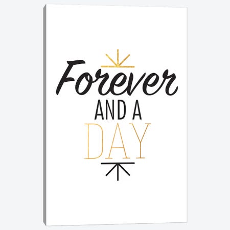Forever And A Day III Canvas Print #BWQ34} by 5by5collective Canvas Art