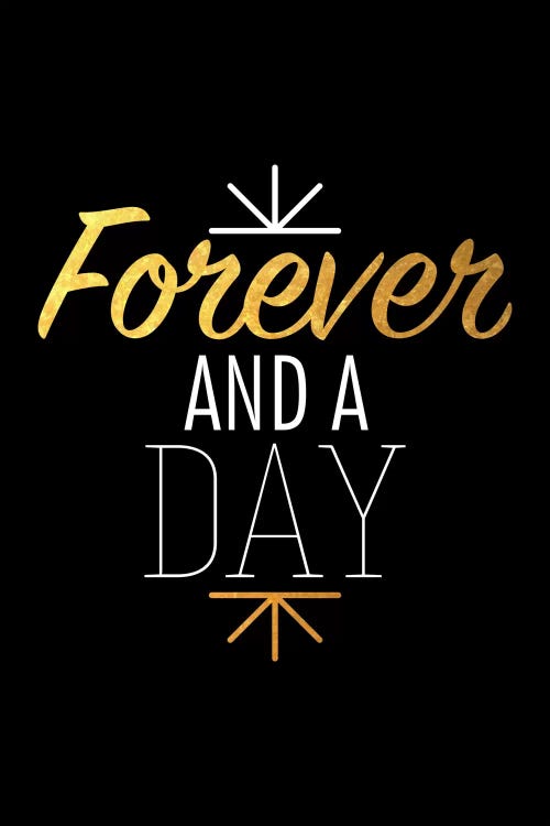 Forever And A Day IV by 5by5collective wall art