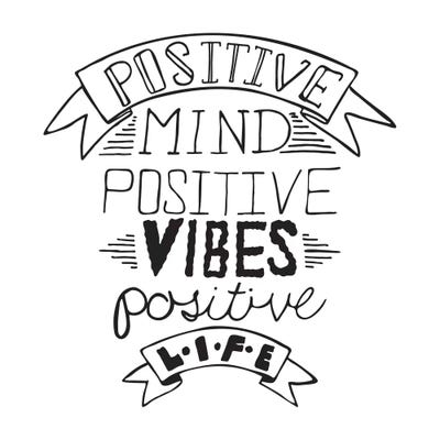 Positive Life I by 5by5collective art print