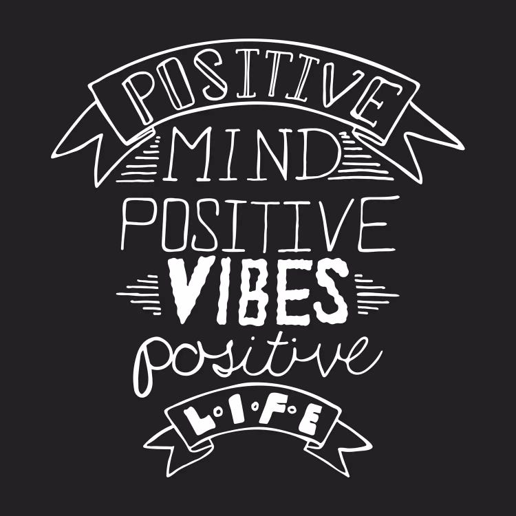 Positive Life II by 5by5collective wall art