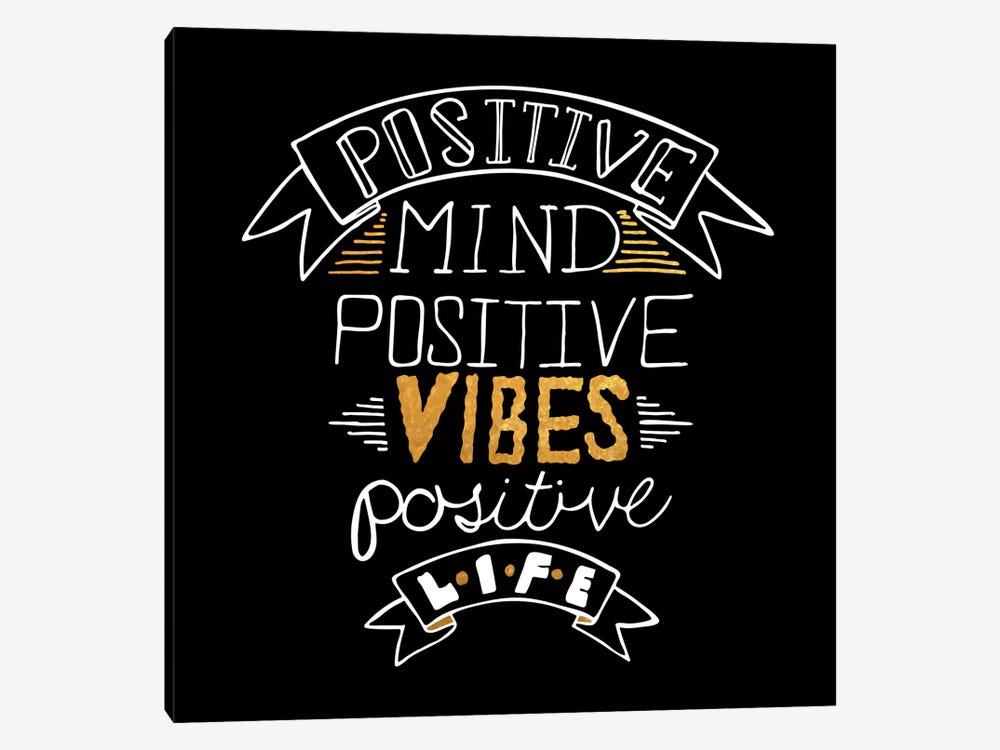 Positive Life IV by 5by5collective 1-piece Canvas Wall Art