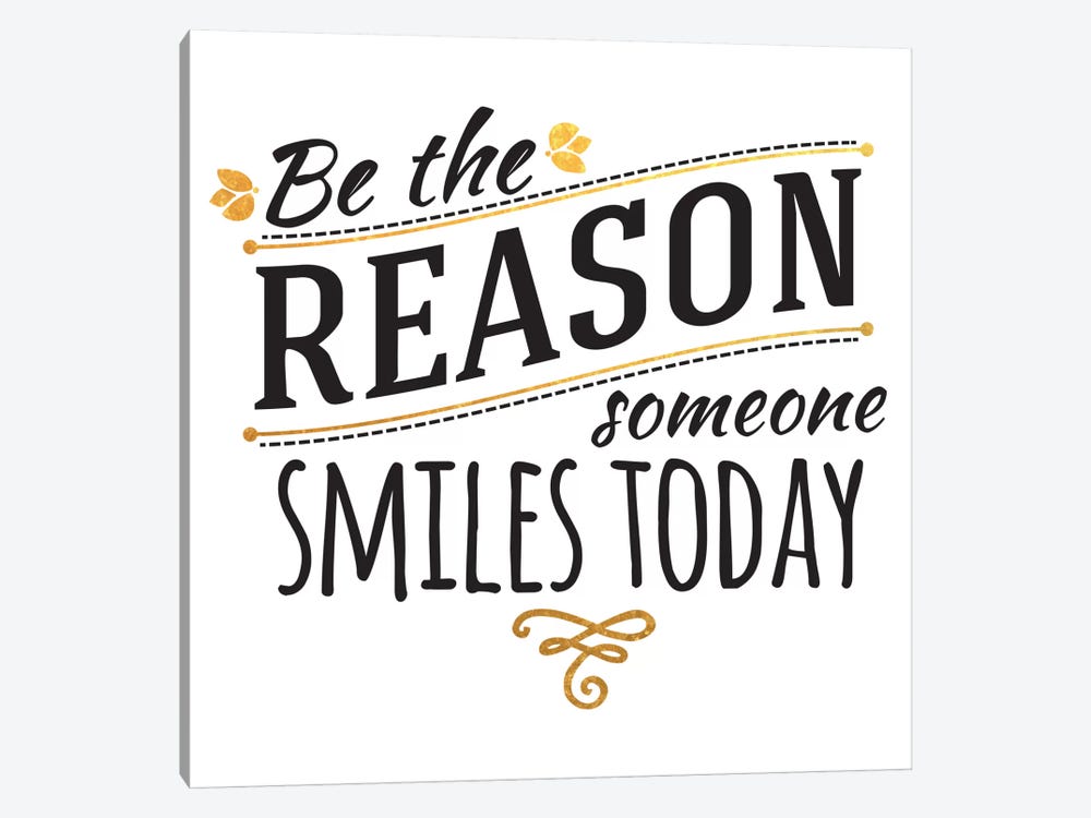 Be The Reason III by 5by5collective 1-piece Canvas Wall Art