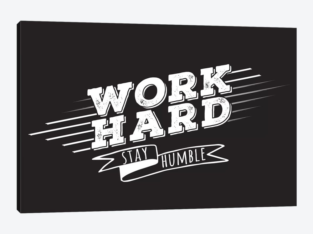 Work Hard II by 5by5collective 1-piece Art Print
