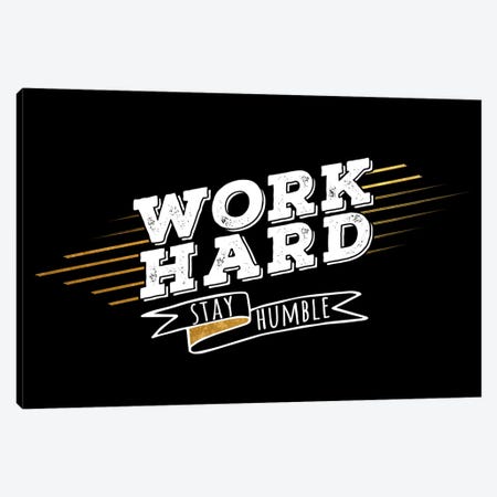 Work Hard IV Canvas Print #BWQ47} by 5by5collective Canvas Art Print