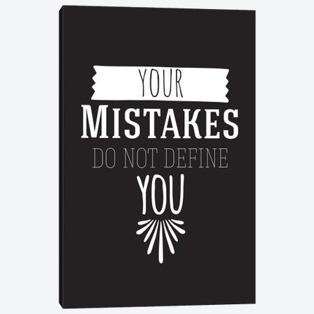 Your Mistakes II Canvas Print #BWQ49} by 5by5collective Canvas Artwork