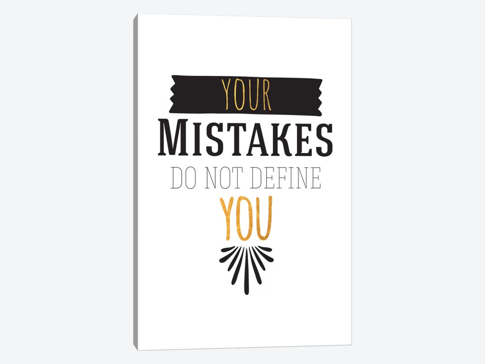 Your Mistakes III by 5by5collective 1-piece Canvas Print