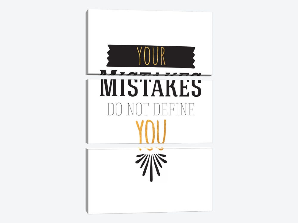 Your Mistakes III by 5by5collective 3-piece Art Print