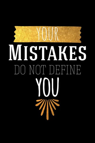 Your Mistakes IV by 5by5collective canvas print