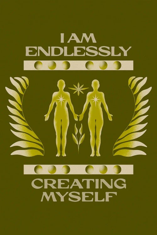 Create Yourself by Bestworld by Sierra Kaylen wall art