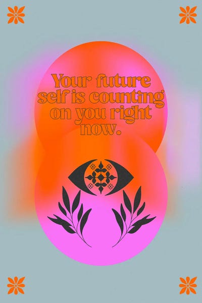 Your Future Self by Bestworld by Sierra Kaylen art print