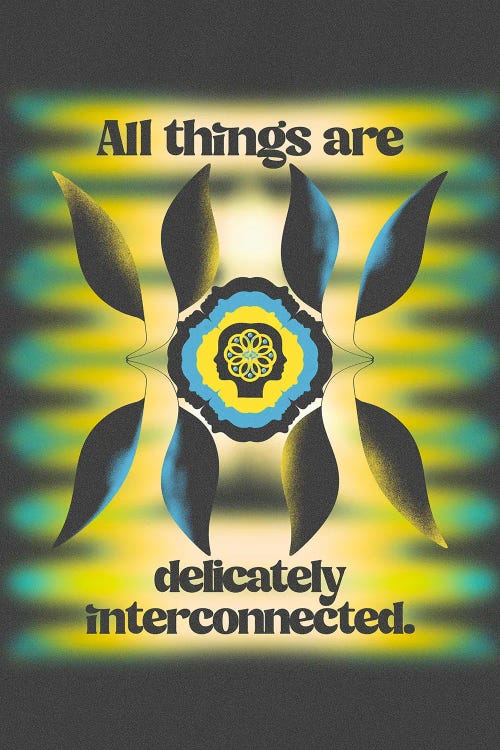 Interconnected by Bestworld by Sierra Kaylen wall art