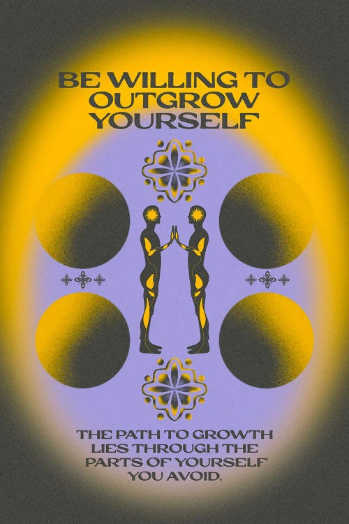 Outgrow Yourself by Bestworld by Sierra Kaylen wall art