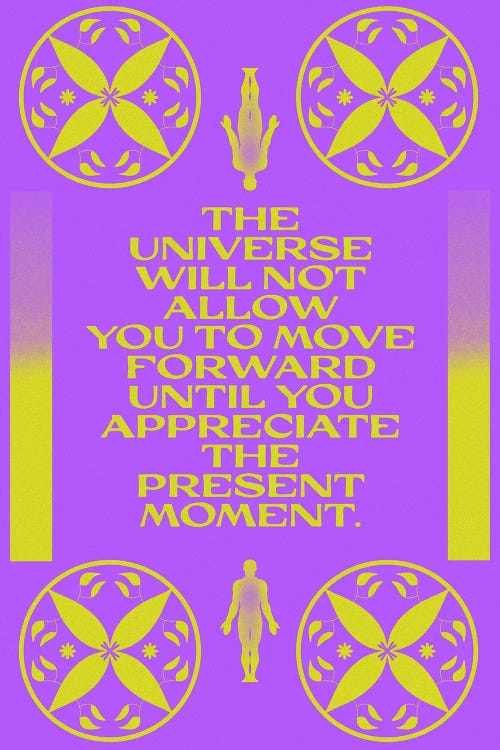 Stay Present by Bestworld by Sierra Kaylen wall art