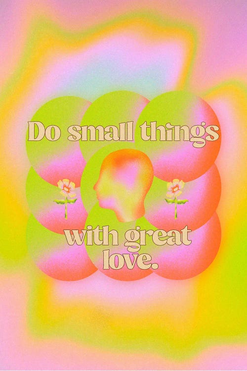 Small Things by Bestworld by Sierra Kaylen wall art