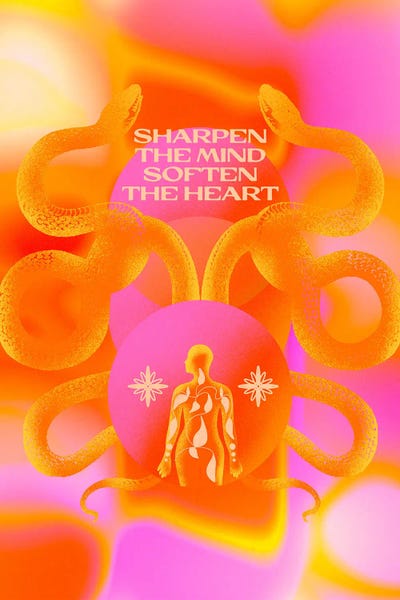 Soften by Bestworld by Sierra Kaylen multi panel art