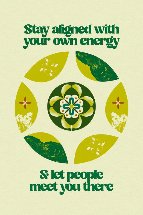 Stay Aligned by Bestworld by Sierra Kaylen wall art