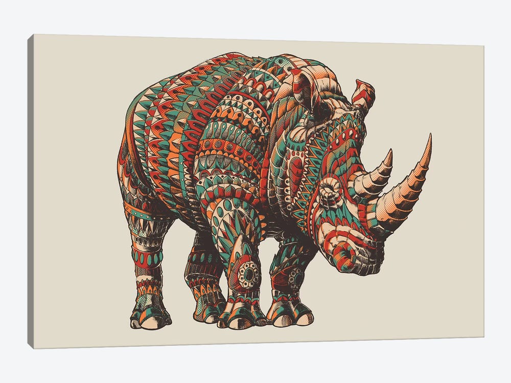 Rhino In Color II by Bioworkz 1-piece Art Print