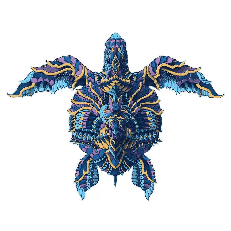 Seaturtle In Color I by Bioworkz wall art