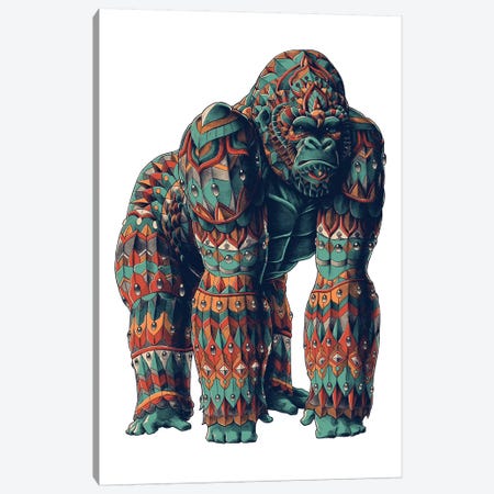 Silverback In Color II Canvas Print #BWZ110} by Bioworkz Canvas Print