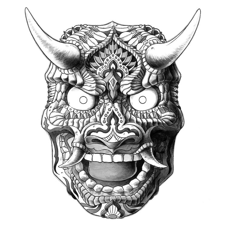 Japanese Demon Mask II