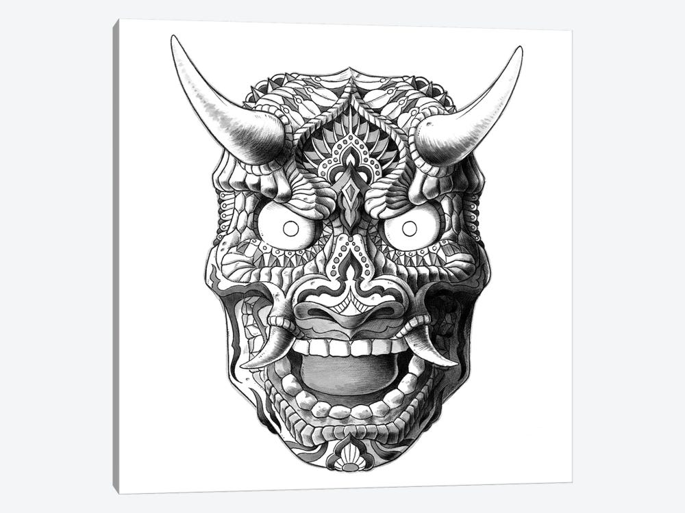 Myrde aflevere Seraph Japanese Demon Mask II Art Print by Bioworkz | iCanvas