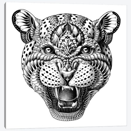 Leopard Canvas Print #BWZ14} by Bioworkz Art Print