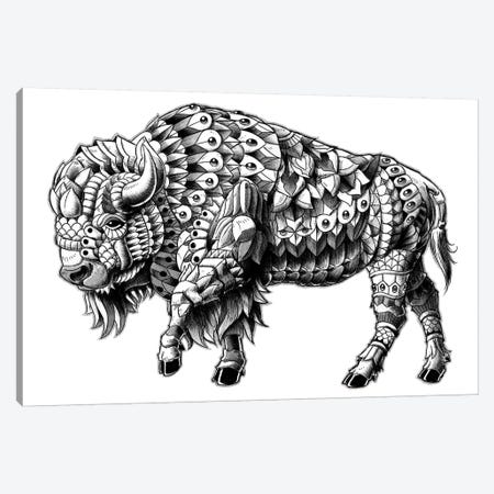 Ornate Bison Canvas Print #BWZ16} by Bioworkz Art Print