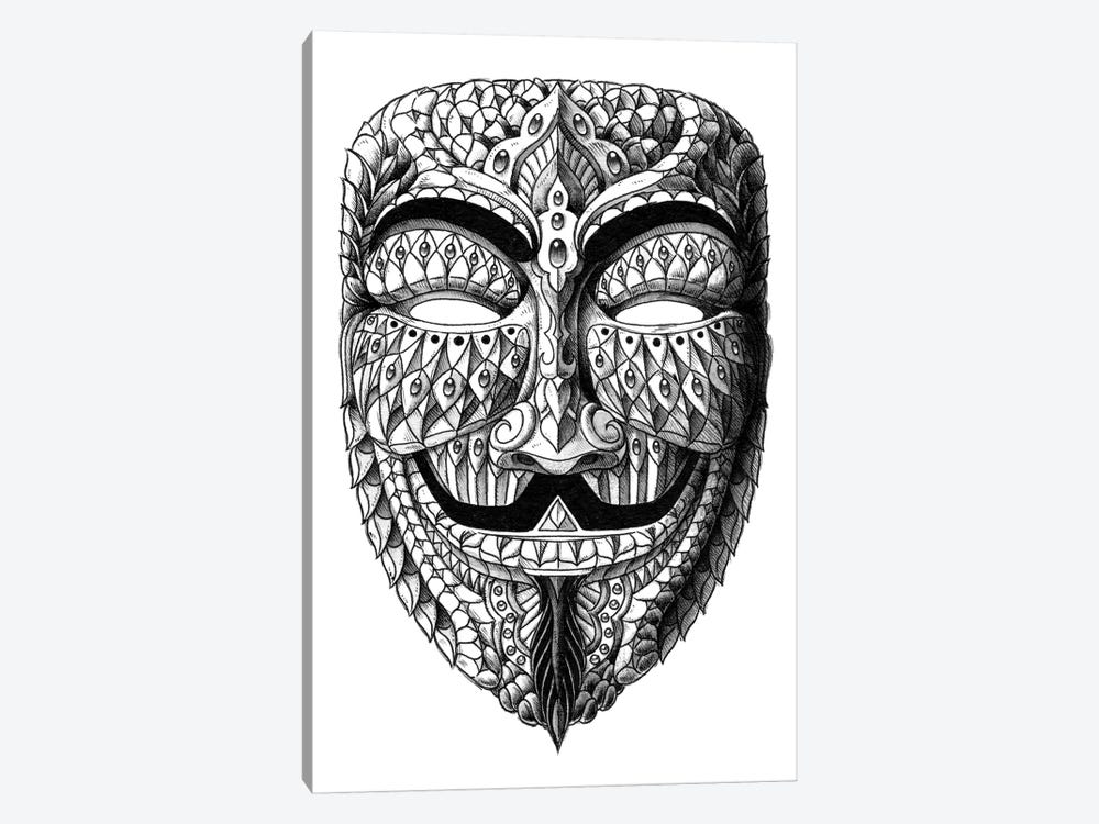 Anonymous Mask by Bioworkz 1-piece Canvas Artwork
