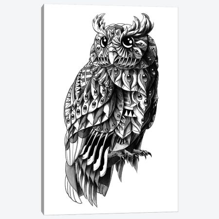 Ornate Owl Canvas Print #BWZ21} by Bioworkz Canvas Print