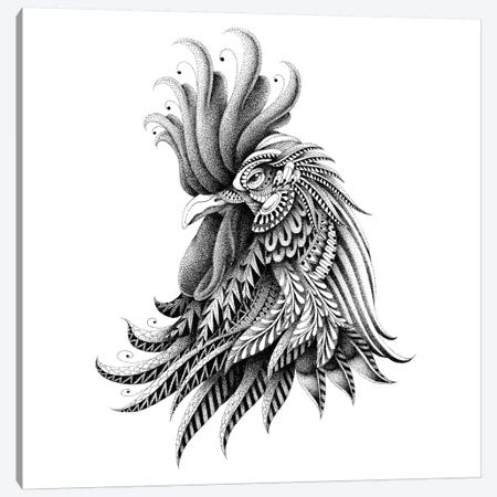 Ornate Rooster Canvas Print #BWZ23} by Bioworkz Canvas Print