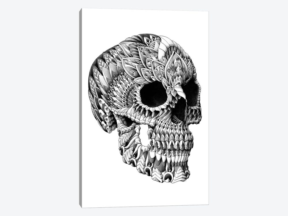 Ornate Skull by Bioworkz 1-piece Canvas Print
