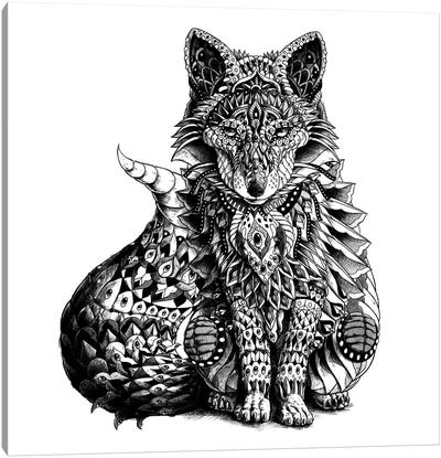 Red Fox Canvas Art Print - Bioworkz
