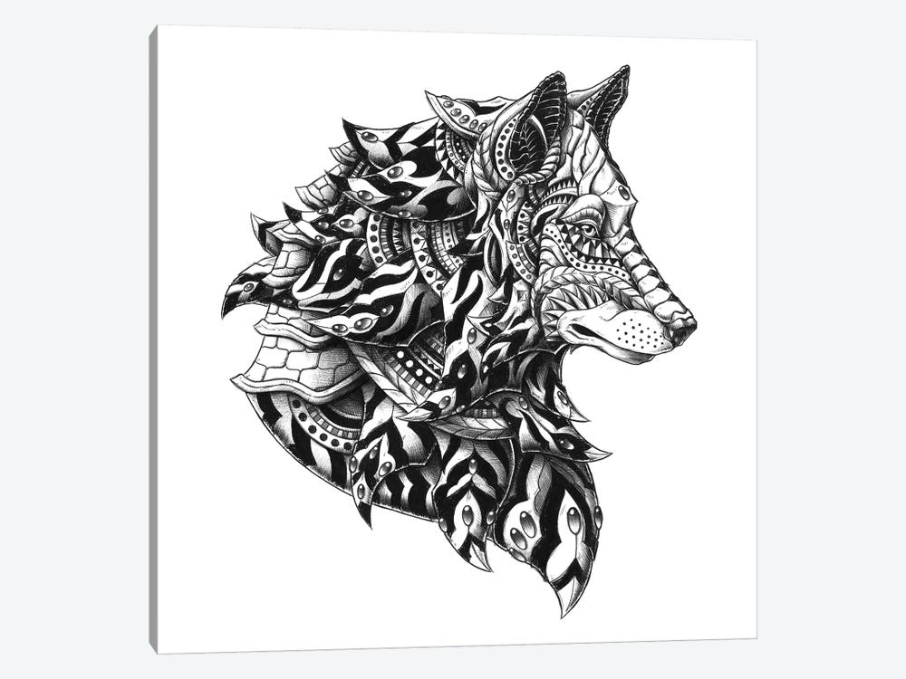 Wolf Profile by Bioworkz 1-piece Art Print